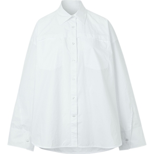 【折扣】REMAIN Birger Christensen 夏女简约棉质府绸衬衫