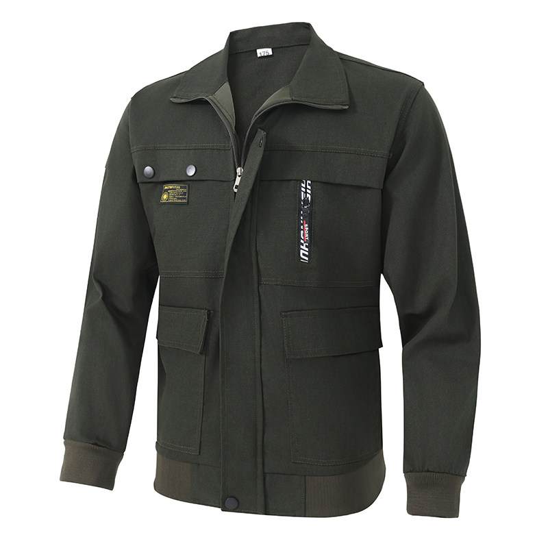 纯棉工作服男装耐磨套装春夏季劳保服汽修电焊工防烫建筑工地工装