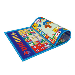 大富翁飞行棋地毯二合一儿童版成人版亲子互动游戏小学生益智玩具