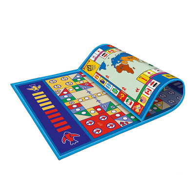 儿童版飞行棋大富翁地毯二合一
