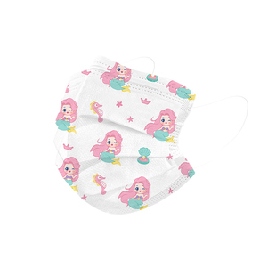 儿童口罩女孩医用外科一次性医疗可爱卡通小孩专用8到12岁冬季厚6