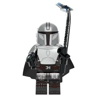 星球大战人仔赏金猎人1957丁贾伦第三方儿童拼装益智人仔积木玩具