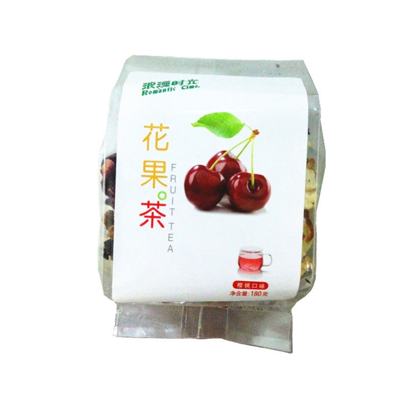 大翔浪漫时光花果茶玫瑰洛神花果粒茶水果茶樱桃味180克3袋包邮