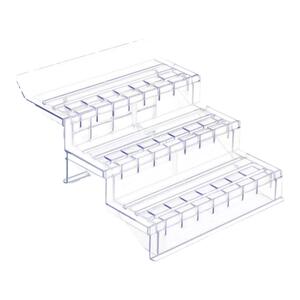 风幕柜水果陈列道具超市生鲜托盘假底冷柜垫板水果透明阶梯展示台