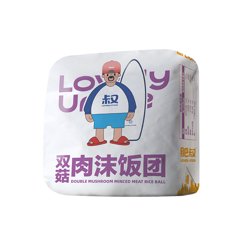 肥叔糯米饭团加热即食学生人群