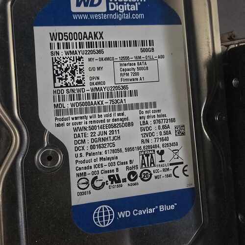 【议价-可维修】硬盘 WD5000AAKX 全新/二手均有货