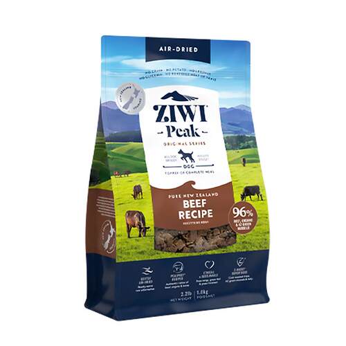 【自营】ziwi巅峰无谷风干牛肉通用型狗粮1kg全犬期专用成幼犬粮