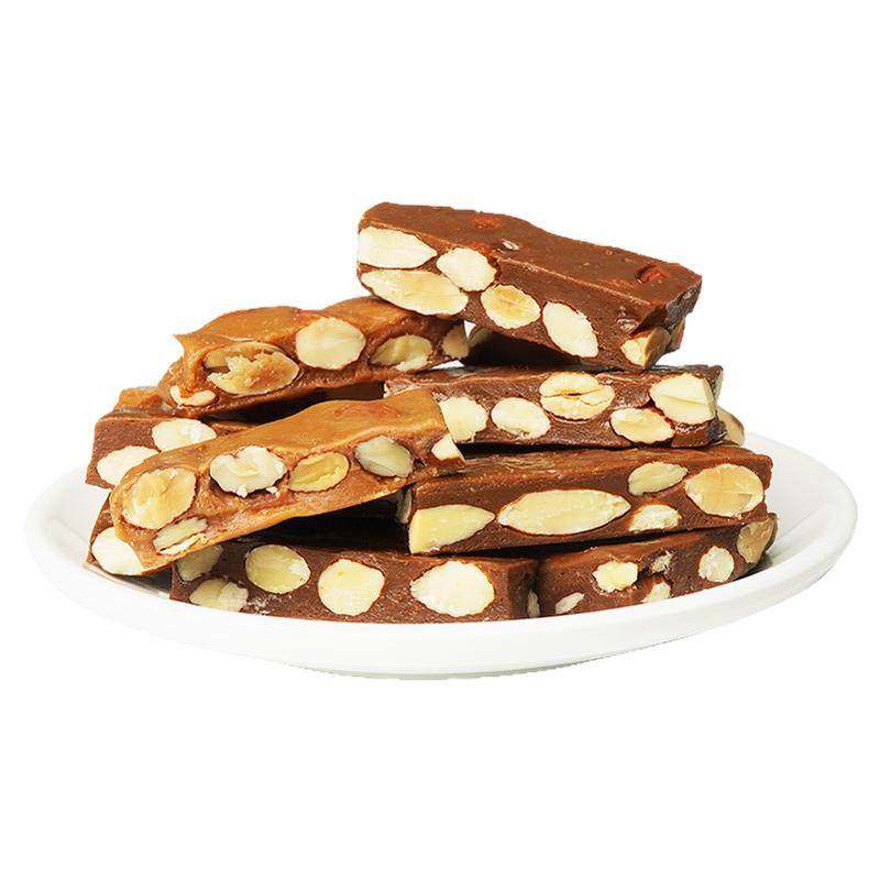 巴旦木太妃糖手工焦糖味扁桃仁海盐杏仁太妃脆情人节喜糖果酥零食