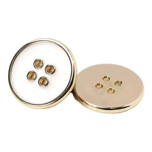 金属四眼纽扣高档毛呢大衣风衣外套西服西装袖口百搭圆形衬衫扣子