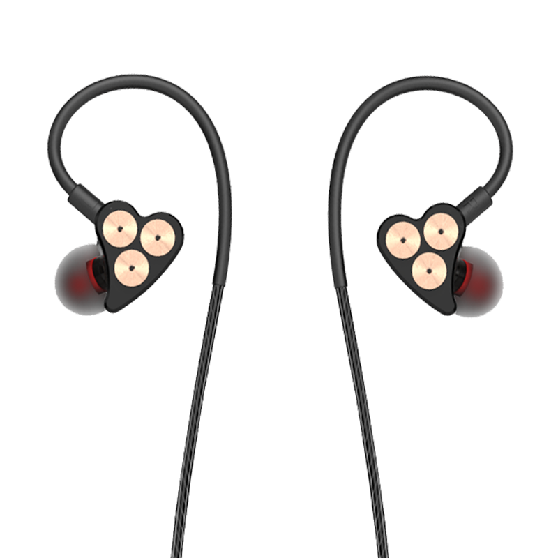 波耳T1三動(dòng)圈入耳式有線耳機(jī)hifi發(fā)燒高音質(zhì)耳機(jī)游戲音樂(lè)帶麥耳塞