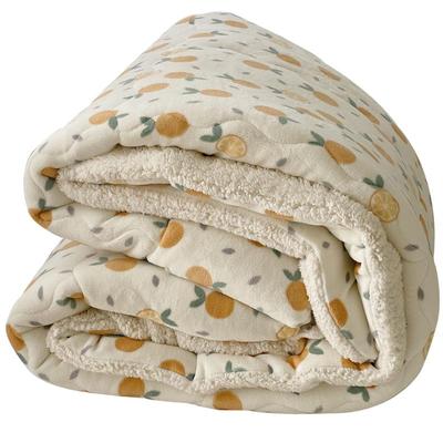 加绒加厚毛毯双面暖绒冬季