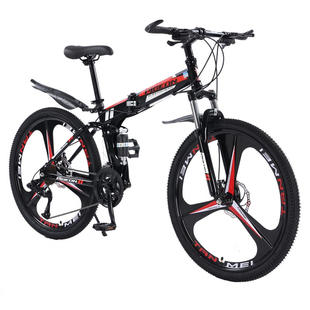 飞鸽折叠山地车自行车成人男款上班代步越野变速女款青少年学生车