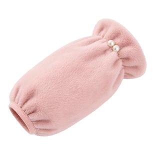 秋冬新款袖套女上班耐脏套袖成人学生短款可爱护袖羽绒服防脏袖头