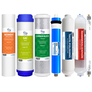 iSpring爱诗普霖NSF认证ro膜PP棉活性炭后置炭矿物质杀菌通用滤芯