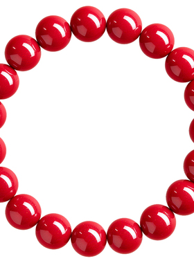 【高纯度天然】朱砂手串正品