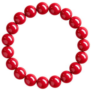 正品官方旗舰店朱砂手串原矿辰砂真品天然紫金砂手链女本命年礼物