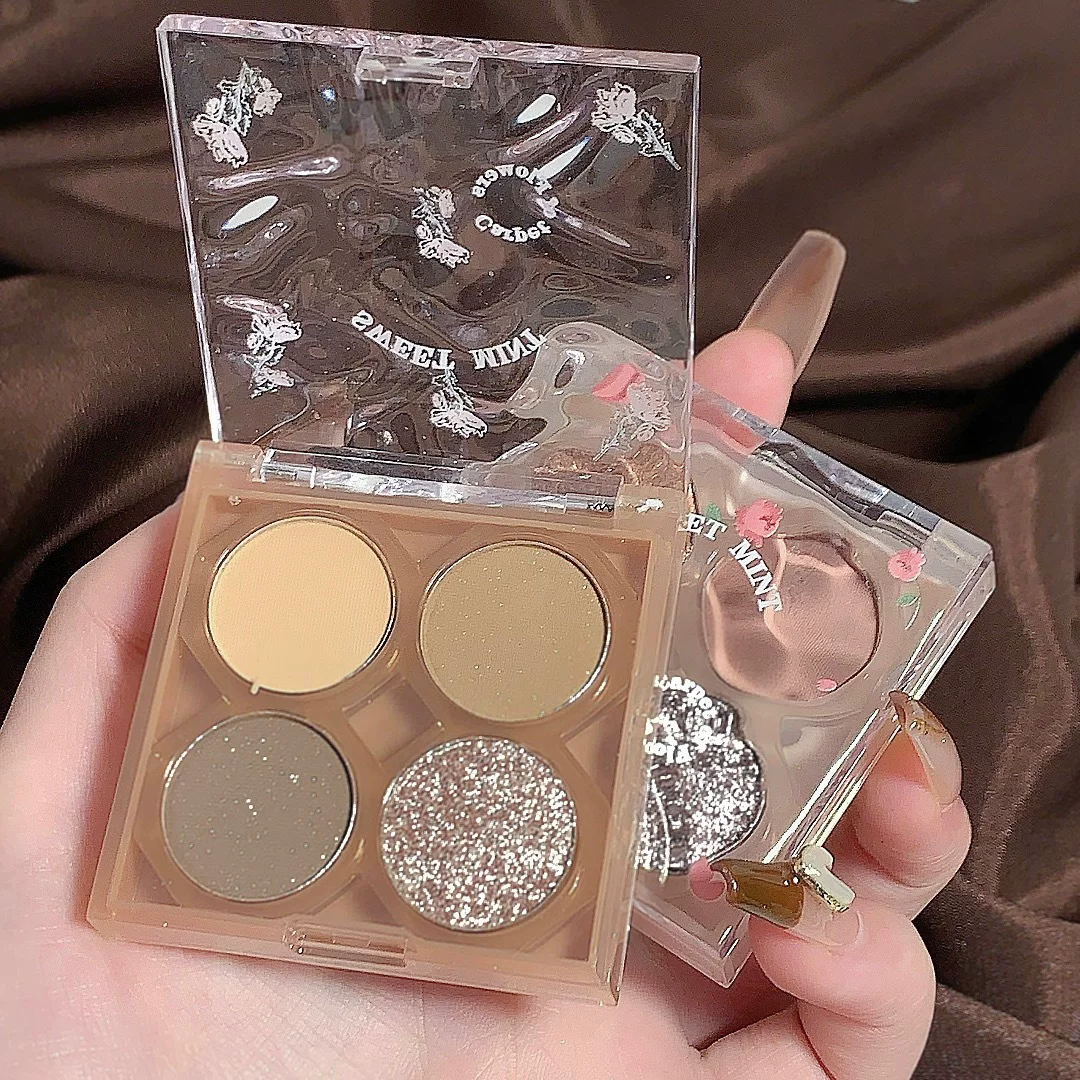 3CE Eye Shadow Plate 9 -color matte overtake orange brown nine palace grid Smoother dark brown big land milk tea color authentic