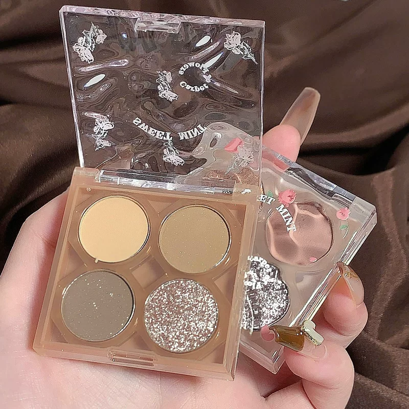 3CE Eye Shadow Plate 9 -color matte overtake orange brown nine palace grid Smoother dark brown big land milk tea color authentic