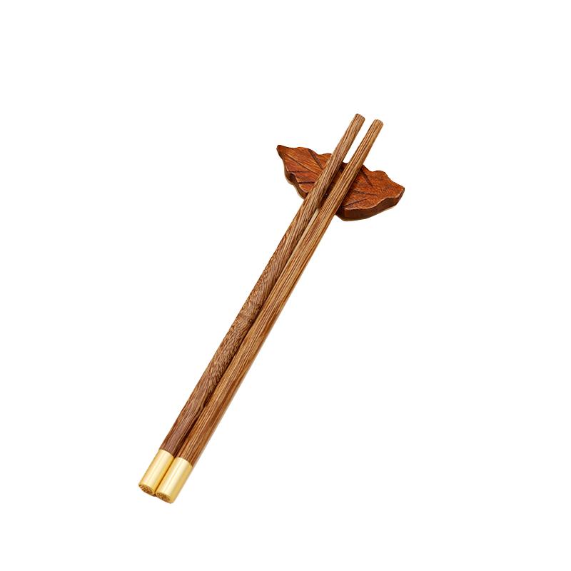 儿童专用短筷子福字环保无漆无蜡