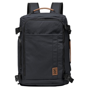 Lee短途旅行包大容量双肩包男商务多功能登山背包出差手提电脑包