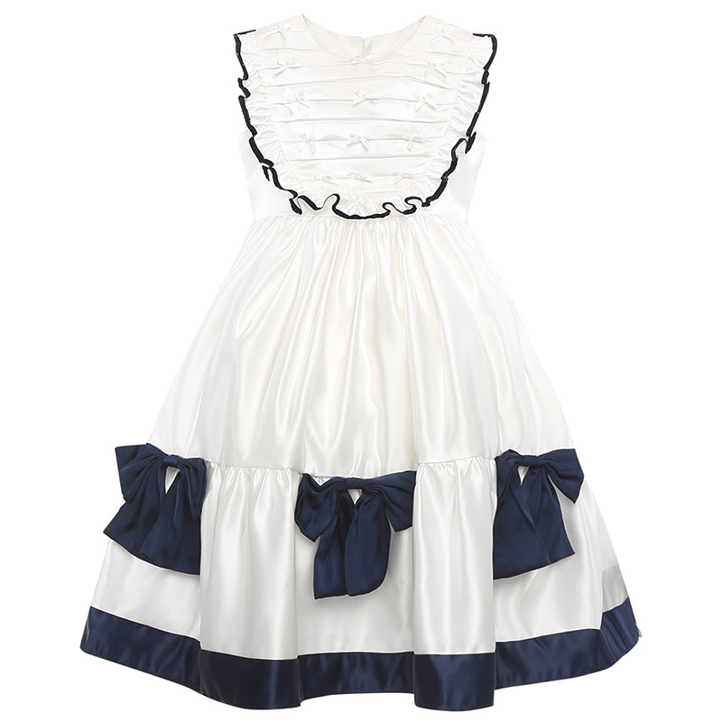 Hanakimi英国赫本风儿童晚礼服女童小提琴高级钢琴表演服宝宝礼物