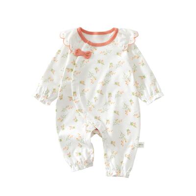 小聪熊婴儿衣服春秋季纯棉连体衣