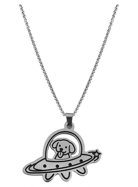 WHYBLUE原创设计感宇航员项链