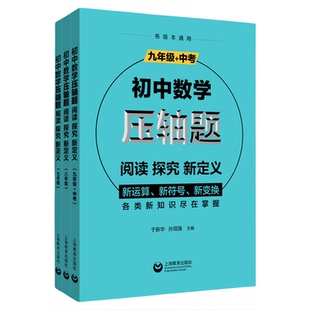初中数学压轴题七八九年级阅读探究新定义新运算符号变换函数各类新知识尽在掌握解题技巧与方法思维训练挑战压轴题中考初一二三