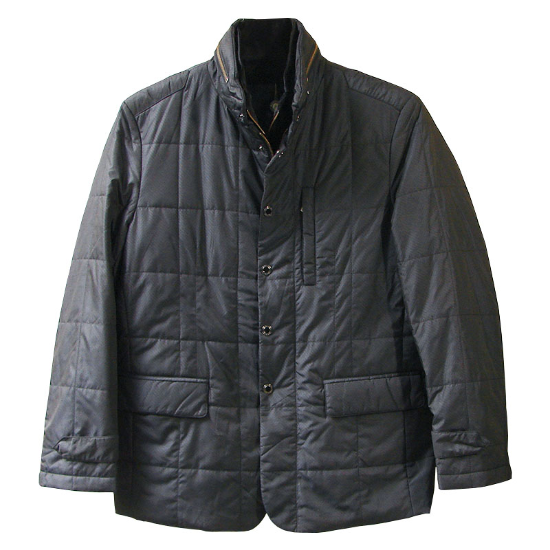 LEONARDO冬季立领脱卸假二件棉服
