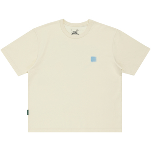 todaynowind 小狗庄园拼贴画 索罗娜宽松圆领T恤 数码印花TEE