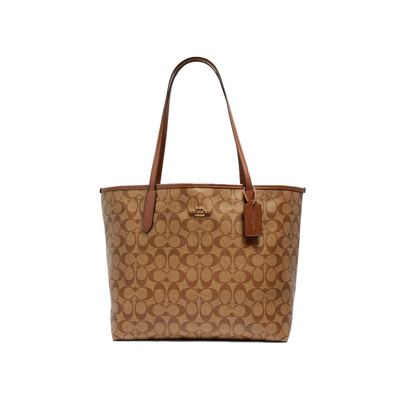 【店长推荐】COACH/蔻驰托特包女士city系列单肩斜挎大容量手提包