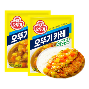 【自营】正宗韩国进口不倒翁咖喱粉调味料酱宝宝儿童咖喱家用烧烤