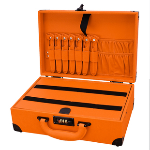 玛尼卡美发工具箱发型师手提箱多功能剪刀梳子收纳箱大号密码箱子