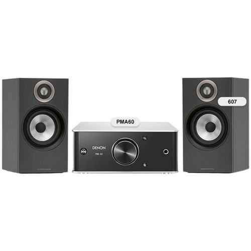 B&W宝华韦健607S3音箱+PMA600蓝牙功放可搭配CD功放HIFI音响套装