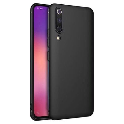 适用小米9手机壳小米9pro保护套9se硅胶小米cc9全包小米cc9e防摔小米cc9pro磨砂黑色防滑男女款手机套软壳