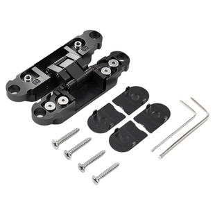 玻璃门合页三维可调无边框柜门配件大全夹展示柜无框专用十字铰链