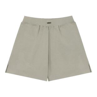 BODYDREAM双面布针织短裤男夏季开叉三分裤运动通勤宽松休闲卫裤