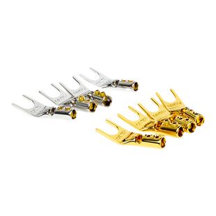 古河Furutech FP-201(G/R)镀金/镀铑Y插音箱线喇叭线插头名线名声