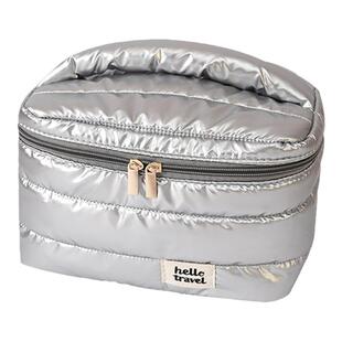 化妆包女2024新款高级感便携式大容量手提化妆品收纳包旅行洗漱包