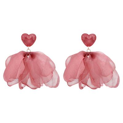 海边度假风无耳洞耳饰耳夹