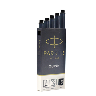 派克墨囊parker钢笔用卓尔笔芯官方正品墨水芯墨胆蓝黑色速干替换