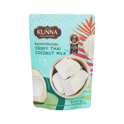 kunna冻干椰奶块25g泰国原装进口蔡文静同款休闲零食原味网红糖果