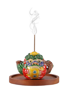 招财线香香插香座底座茶道香薰炉