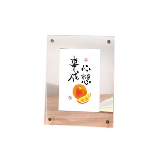 亚克力磁吸相框拍立得冰箱贴爱豆小卡片磁铁展示框旅行照片墙卡砖