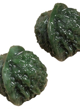 新疆和田玉碧玉核桃手把件
