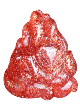 男女金太阳日光石吊坠天然