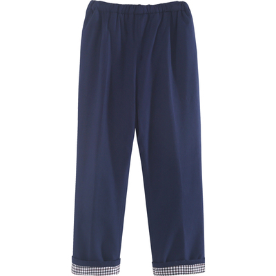 棉裤男中老年人中厚夹棉冬季外穿宽松高腰手工唐装爷爷爸爸保暖裤