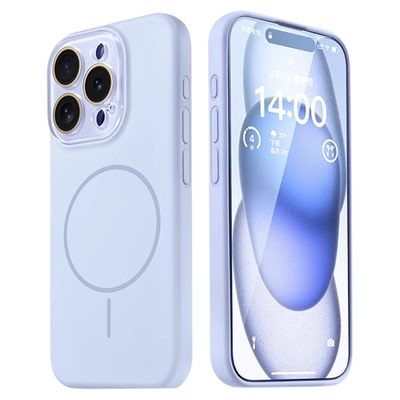 【冰感散热】PGKLE适用苹果16promax手机壳iPhone15新款液态硅胶17promagsafe磁吸14pro保护套13全包镜头防摔
