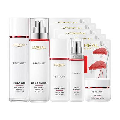 欧莱雅复颜水乳套装礼盒官方正品