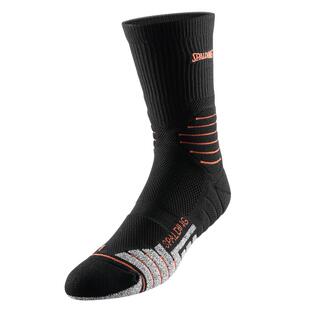 斯伯丁专业篮球袜男款禁区毛巾底长筒运动精英中筒青少年运动袜子